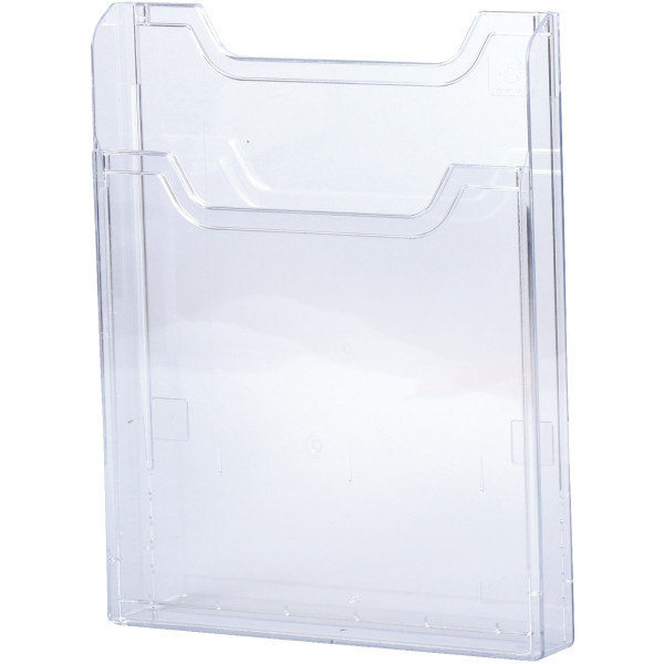 Porte-brochures vertical dos plat 1 compartiment 148x210mm