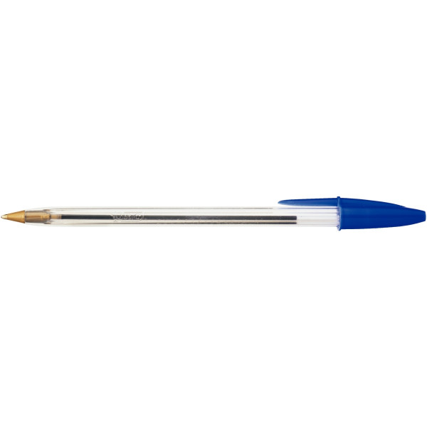 Stylo bille Cristal pointe moyenne bleu