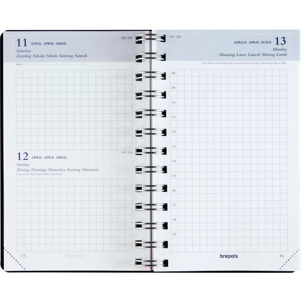 Agenda de chantier 16,5cm assorti