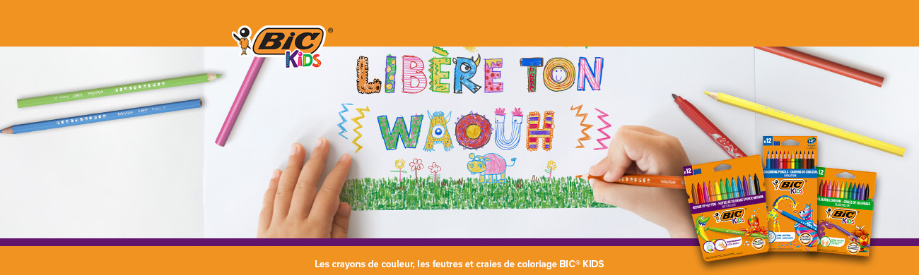 BIC Kids, des outils créatifs pour accompagner les enfants