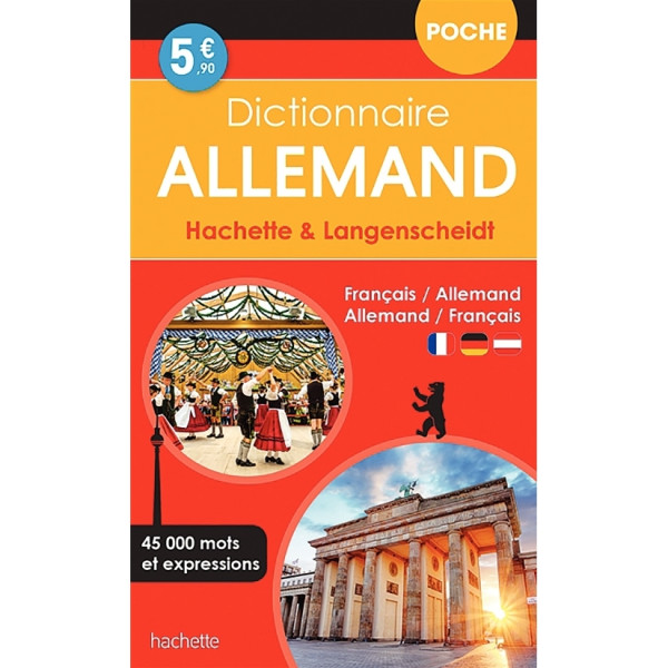 Dictionnaire de poche français / allemand hachette & langenscheidt