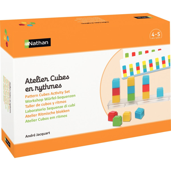 Atelier cubes en rythmes pour 2 enfants