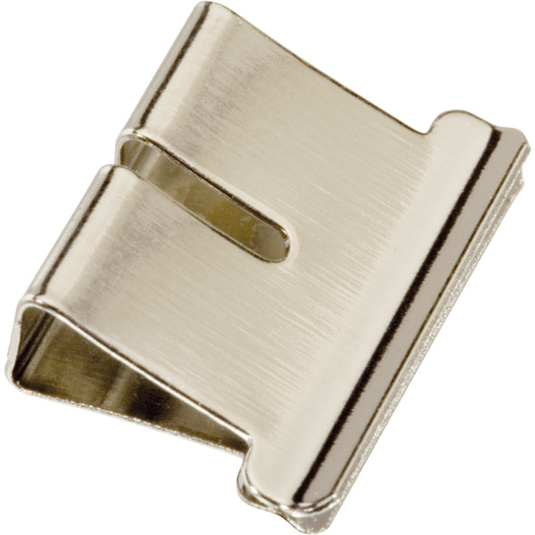 Boîte de 50 clips chromés 4mm