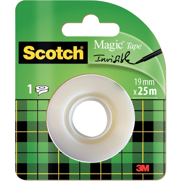 Rouleau adhésif Scotch Magic invisible 19mmx25m