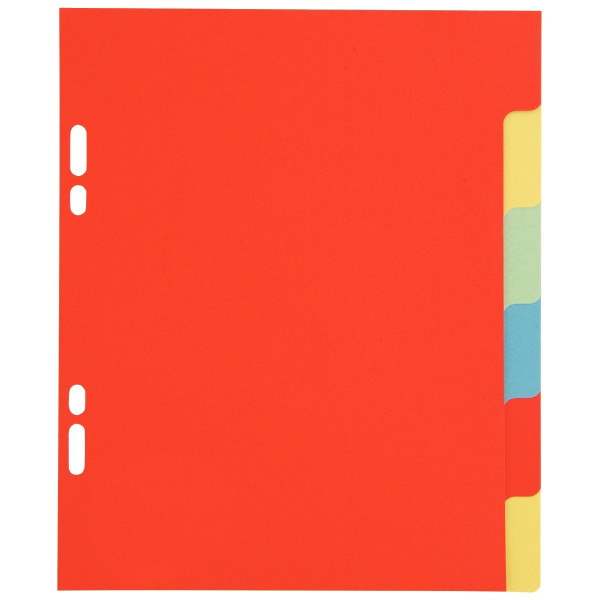 Jeu de 6 intercalaires en carte lustrée 225g, format 17x22 cm