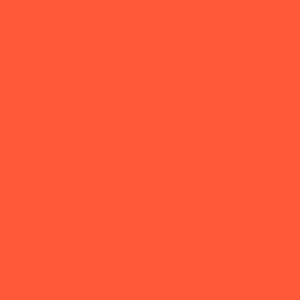Mini trousse simili cuir orange fluo