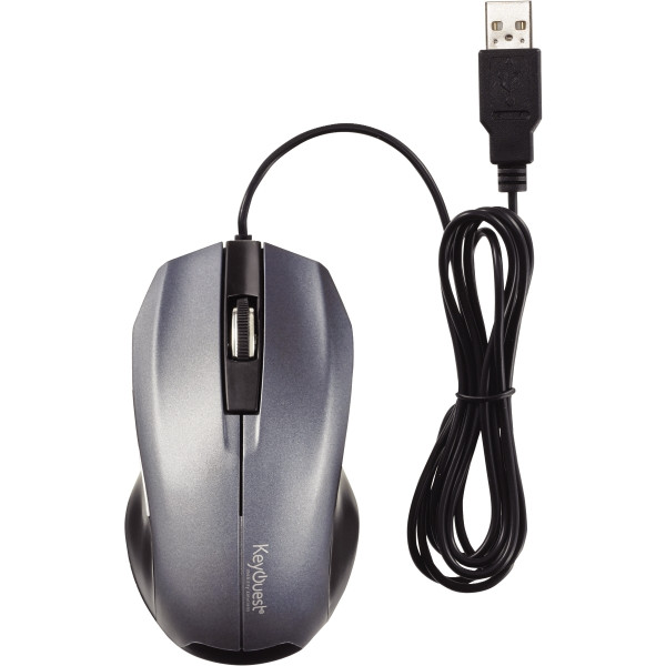 Souris filaire optique KeyOuest Expert couleur gris