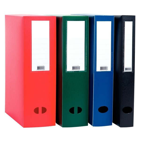 Boite de classement en polypropylène dos 6 cm, bleu