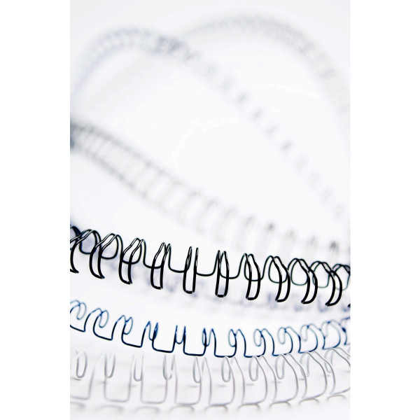 Boîte de 100 reliures métal Ø 12mm blanc