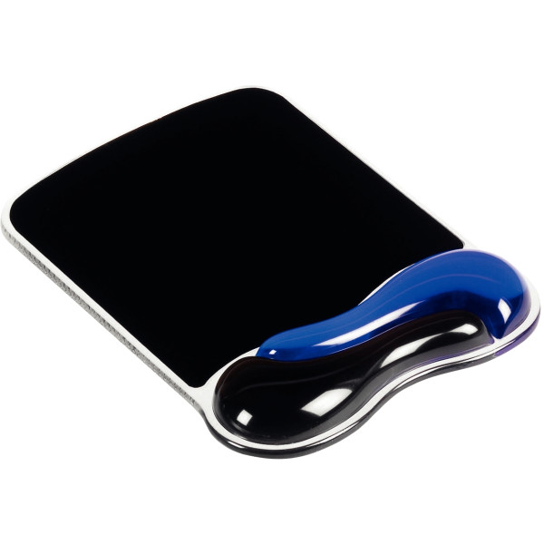 Tapis de souris Duo Gel bleu/noir