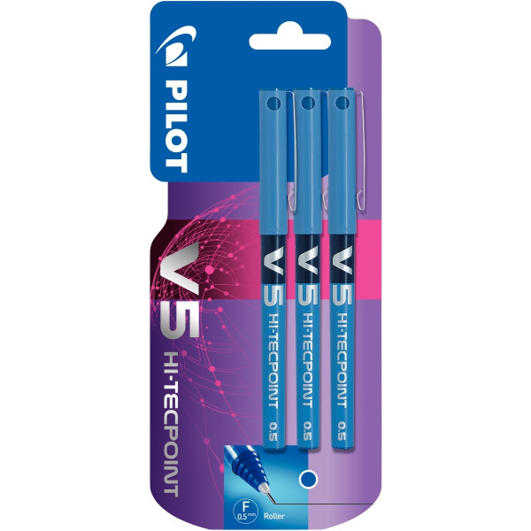 Blister de 3 rollers V5 bleus