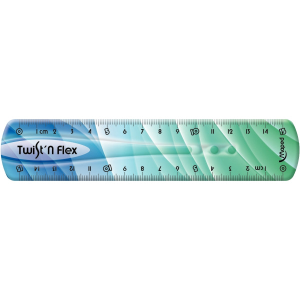 Règle plate 15 cm TWIST'N FLEX