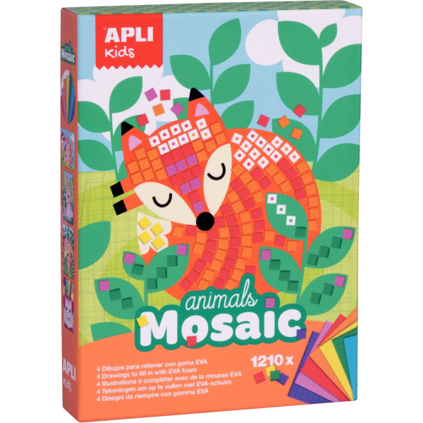 Kit mosaïque mousse animaux