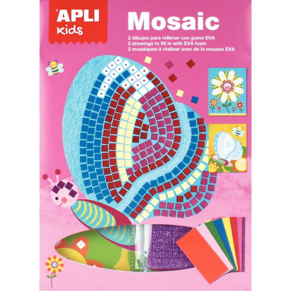Kit mosaïque mousse, le printemps