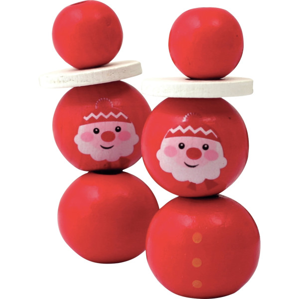 Kit de 5 suspensions perles Santa