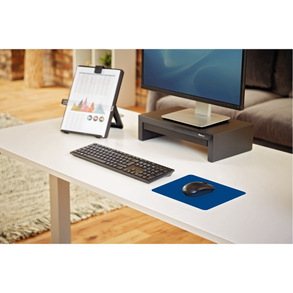 Tapis de souris économique bleu