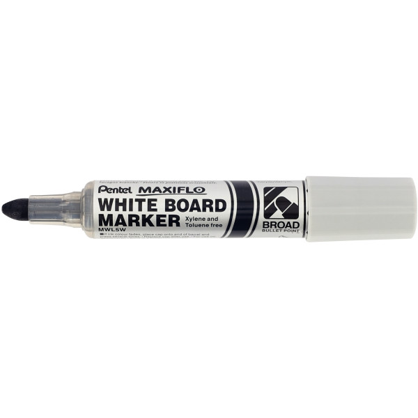 Marqueur tableau blanc Maxiflo pointe ogive 8mm noir