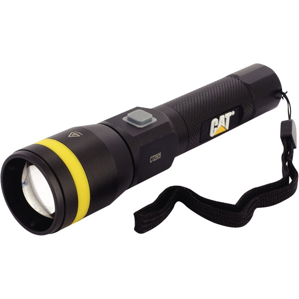 Lampe torche de poche à faisceaux réglable rechargeable 550 lumens CAT