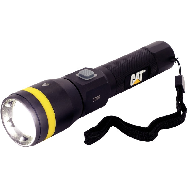 Lampe torche de poche à faisceaux réglable rechargeable 550 lumens CAT