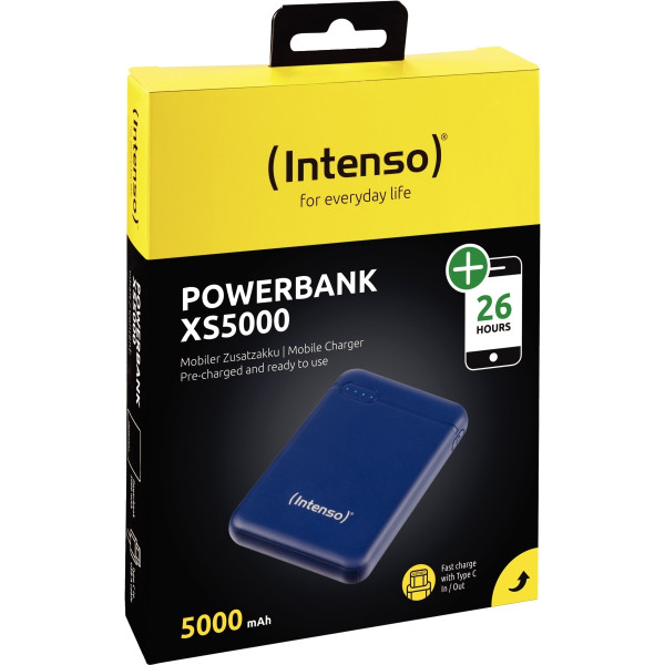 Batterie de secours Intenso XS 5000 mah bleue