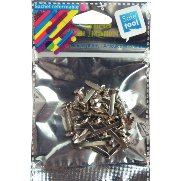 Sachet de 30 attaches parisiennes galvanisées