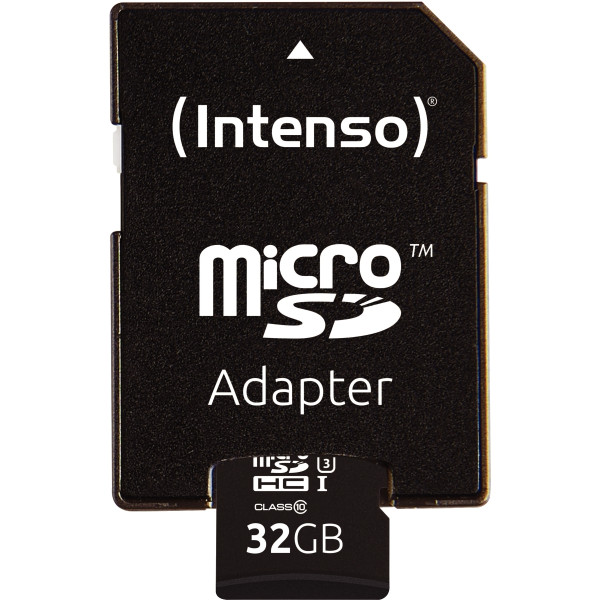 Carte mémoire Intenso micro SD UHS I Professionnel 32 GO
