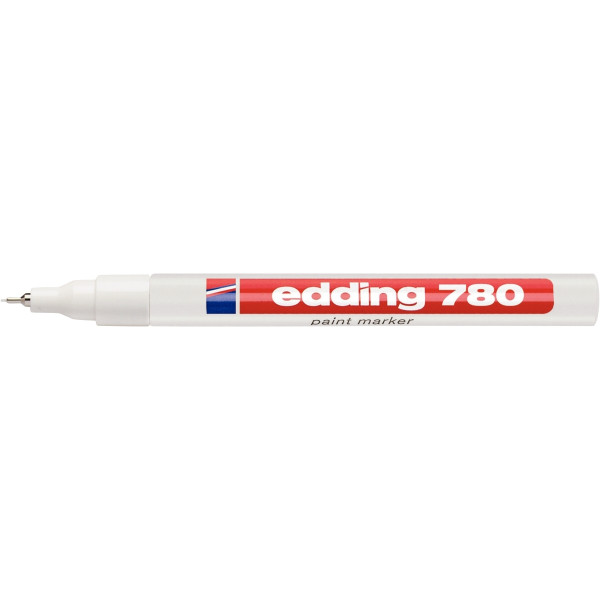 Marqueur peinture permanent E780 pointe fine blanc