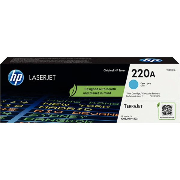 HP 220A toner cyan authentique (W2201A)