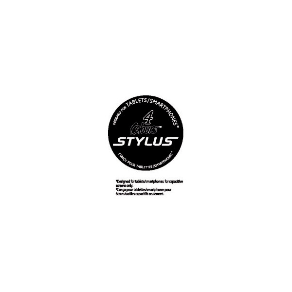 Stylo bille 4 Couleurs Stylet