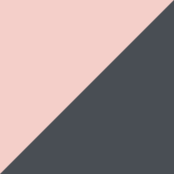 Module 3 tiroirs MOOVUP gris/rose poudré