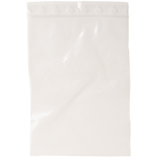 Carton de 1000 sachets ZIP 220x160mm transparent