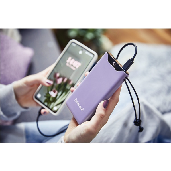 Batterie de secours Intenso F10 000 I 20 W Violet
