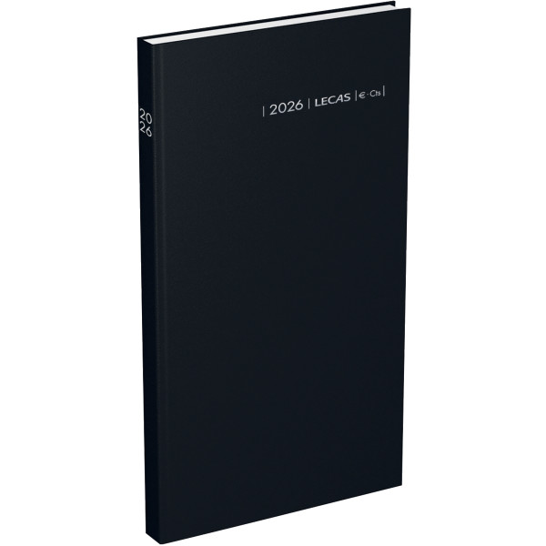 Agenda comptoir euro/centimes noir