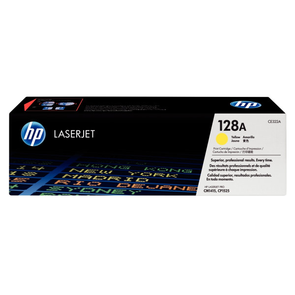 HP 128A toner jaune authentique (CE322A)
