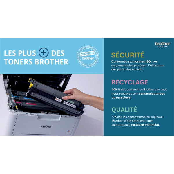 Brother TN2510 toner laser noir authentique
